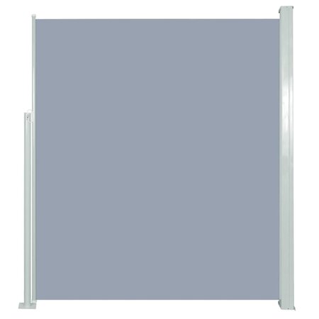 vidaXL Auvent latéral rétractable de patio 160x300 cm Gris