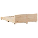 vidaXL Cadre de lit sans matelas 140x190 cm bois de pin massif