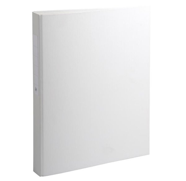 Classeur à anneaux PP 2 anneaux A4 blanc EXACOMPTA