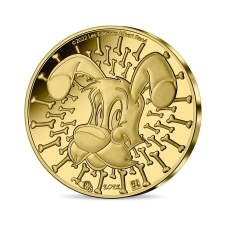 Astérix - Monnaie de 5€ Or 1/2 gr - Astérix -  Qualité BE Millésime 2022