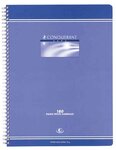 Cahier spiralé A4 Seyés 180 Pages 70g Coloris Aléatoire CONQUÉRANT