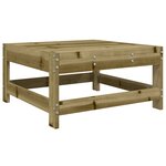 vidaXL Salon de jardin 9 Pièces bois de pin imprégné