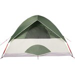 vidaXL Tente de camping à dôme 3 personne vert imperméable