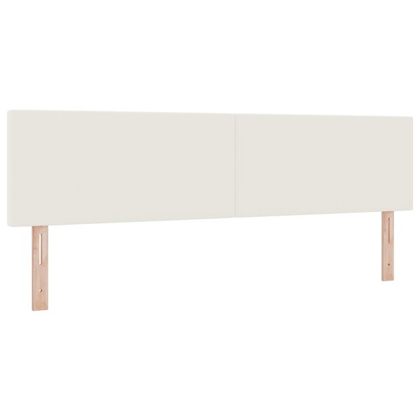 vidaXL Tête de lit Design Simple Crème 180 cm Tissu Corduroy