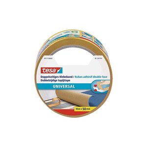 Tesa 1 ruban adhésif universel à double face, 50 mm x 10 m