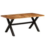 vidaXL Ensemble de tables à manger 7 Pièces Manguier et acacia massif