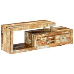 vidaXL Meuble TV 120x30x40 cm Bois de récupération massif
