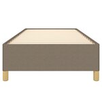 vidaXL Cadre de lit Taupe 90x190 cm Tissu