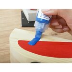 Marqueur acryl 3d dble pointe 5400 bleu gentiane 2-3 mm  5-10 mm EDDING