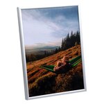 Cadre Photo Aluminium A4 - Argent - X 12 - Exacompta