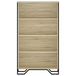 vidaXL Bibliothèque chêne sonoma 80x31x137 5 cm bois d'ingénierie