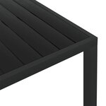 vidaXL Mobilier à dîner de jardin et coussins 7Pièces Résine tressée Gris