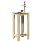 vidaXL Table de bar chêne sonoma 51x50x103 5 cm bois d'ingénierie