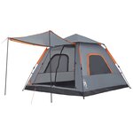 vidaXL Tente de camping à dôme 5 personnes libération rapide