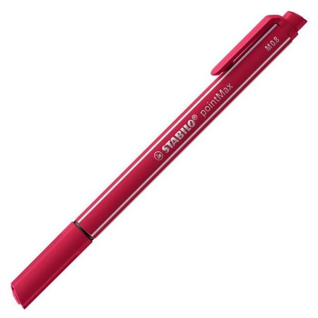 Stylo-feutre pointMax  pointe 0 8mm - Rouge foncé STABILO