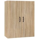 vidaXL Armoire suspendue Chêne sonoma 69 5x34x90 cm Bois d'ingénierie