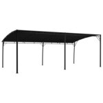 vidaXL Auvent pare-soleil de jardin 6x3x2 55 m Anthracite