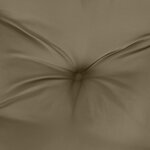 vidaXL Coussin de banc de jardin taupe mélangé 100x50x7 cm tissu