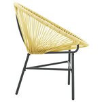 vidaXL Chaise de jardin Acapulco Résine tressée Beige