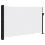 vidaXL Auvent latéral rétractable blanc 120x500 cm