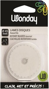 Lot de 3 lames découpes différentes pour cutter B 4198.16 SAFETOOL