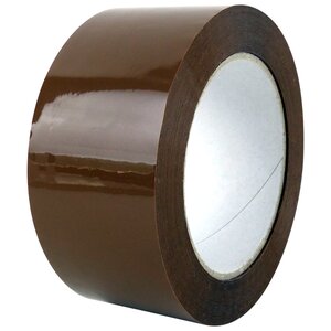 Ruban adhésif PVC résistant 6 rouleaux – 48 mm x 100 m Havane – Bulteau Systems