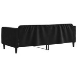 vidaXL Lit de repos noir 90x190 cm velours