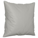 vidaXL Ensemble de canapés 4 Pièces coussins Gris clair Tissu microfibre