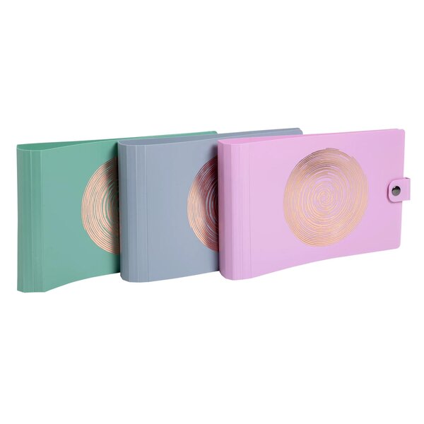 Classeur Pour Fiches Bristol 2 Anneaux 30mm Pp Recyclé Ellipse - Couleurs Assorties - X 10 - Exacompta