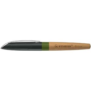Stylo plume grow  vert mousse / chêne stabilo