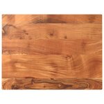 vidaXL Dessus de table 80x50x3 8 cm rectangulaire bois massif d'acacia