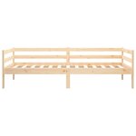 vidaXL Lit de jour sans matelas 80x200 cm bois de pin massif
