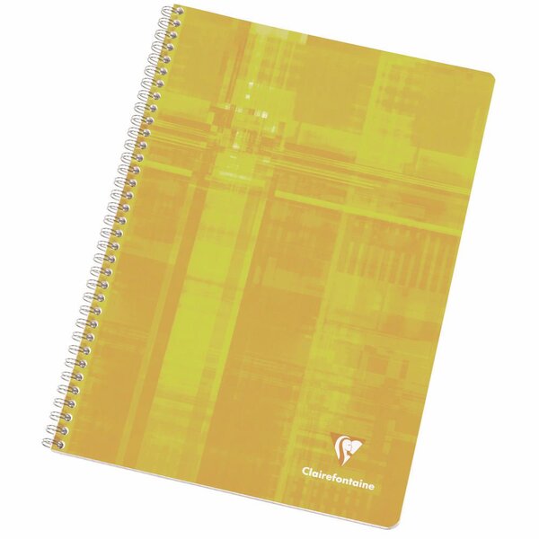 Metric Cahier spirale 17 x 22 cm - petits carreaux 5x5 - 180 pages (bloc 90 feuilles)