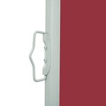 vidaXL Auvent latéral rétractable de patio 117x500 cm Rouge