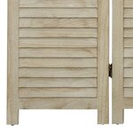 vidaXL Cloison de séparation 6 panneaux 210x165 cm Bois de Paulownia