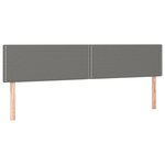 vidaXL Sommier à lattes de lit avec matelas Gris foncé 200x200cm Tissu