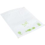 Paquet de 10 pochettes blanches bulles d'air en polyéthylène 180 x 260 mm