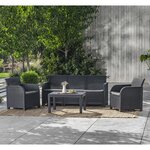 Keter Table de jardin Rosalie Graphite