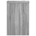 vidaXL Supports pour plantes 2 Pièces sonoma gris bois d'ingénierie