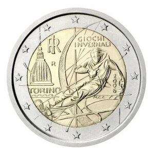 2 euros commémorative Italie 2006 - Jeux Olympiques Turin.
