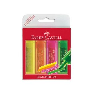 surligneur TEXTLINER 1546 étui de 4 FABER-CASTELL