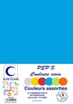 Pqt de 51 Chemises 210 g 240 x 320 mm PEP'S Coloris Vifs Assorties ELVE