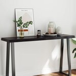 vidaXL Dessus de table bois massif traité bordure assortie