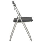 vidaXL Chaises pliantes à manger lot de 6 noir similicuir