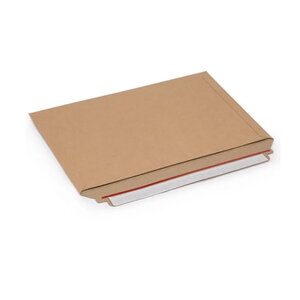 25 Pochettes, enveloppes CARTON avec bande adhésive : 35 x 45 cm