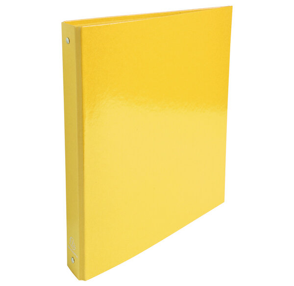 Classeur A4 2 anneaux 30mm Iderama, jaune EXACOMPTA
