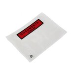 Lot de 1000 pochettes porte-documents adhésive imprimée 'dci' 22,5 x 11 cm