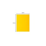 Paquet De 100 Sous-chemises Rock''s 80 - 22x31cm - Jaune Citron - Exacompta
