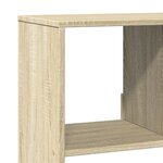 vidaXL Bibliothèque chêne sonoma 100x33x125 5 cm bois d'ingénierie