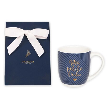 Kit Mug personnalisé avec Sac Cadeau - Plusieurs Styles - Ma petite tribu - Draeger